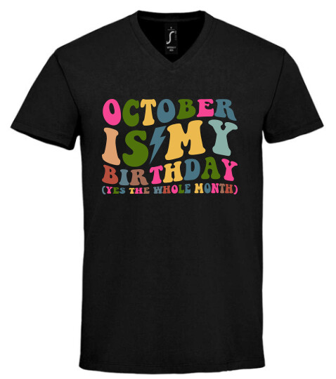 Unisex V nyakú póló