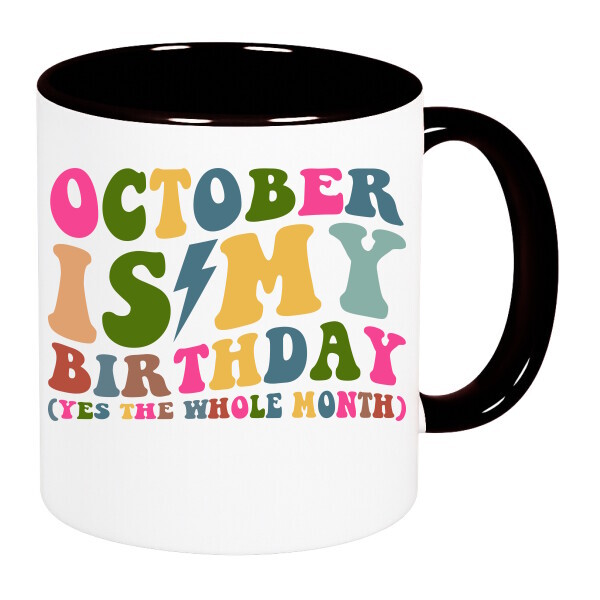 Színes fülű és belsejű bögre