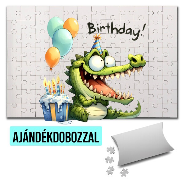 Puzzle - kirakó ajándékdobozzal