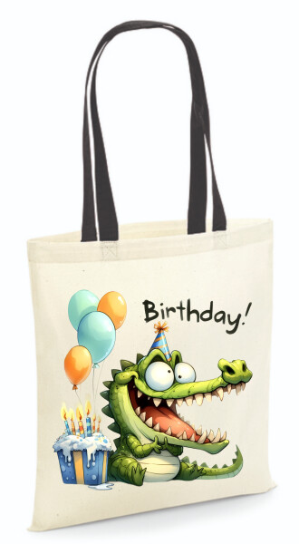 Vászontáska - színes fülű 