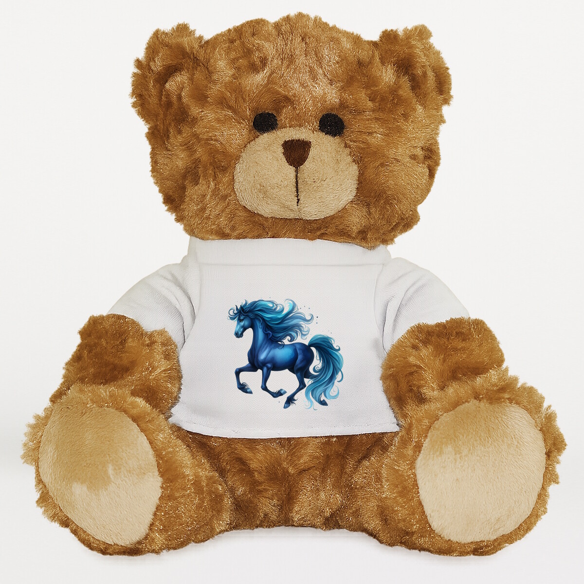 Plüssmaci egyedi pólóval