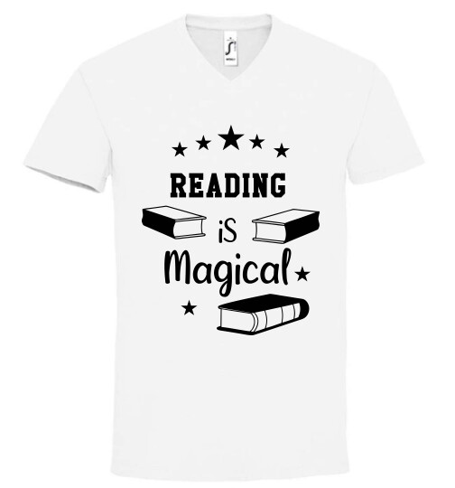 Unisex V nyakú póló