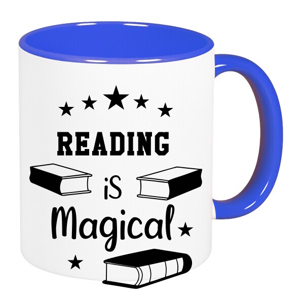 Színes fülű és belsejű bögre