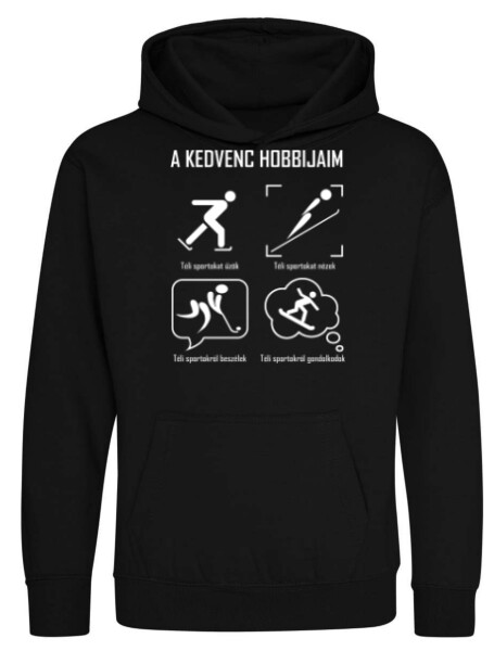 Kapucnis belebújós gyerek pulóver