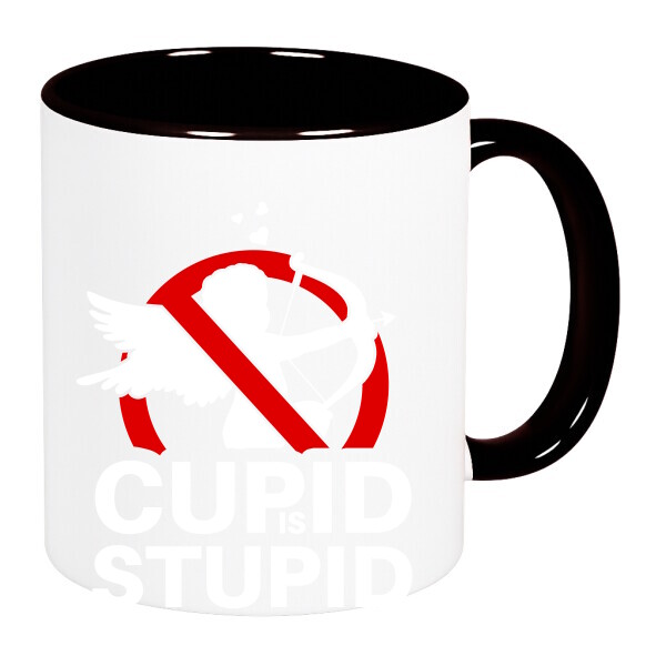 Színes fülű és belsejű bögre