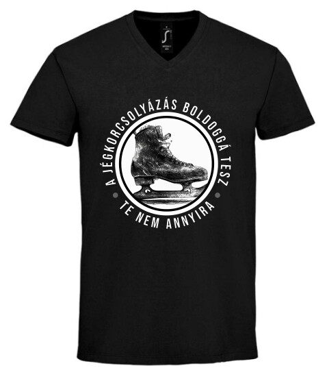 Unisex V nyakú póló