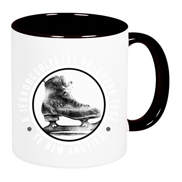 Színes fülű és belsejű bögre