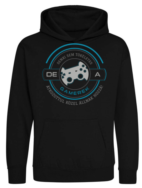 Kapucnis belebújós gyerek pulóver