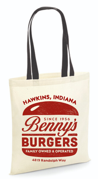 Vászontáska - színes fülű 