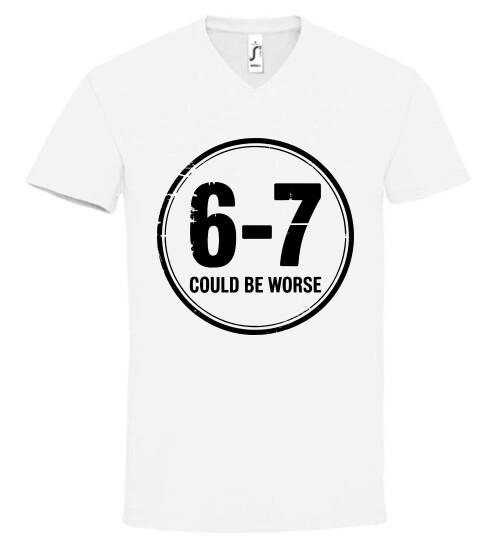 Unisex V nyakú póló