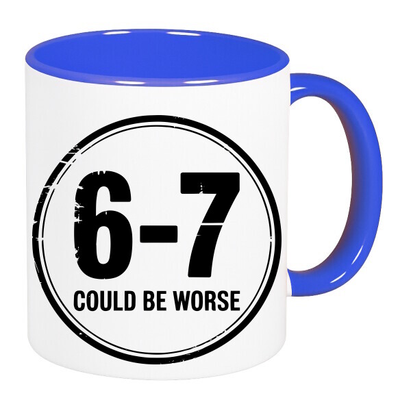 Színes fülű és belsejű bögre