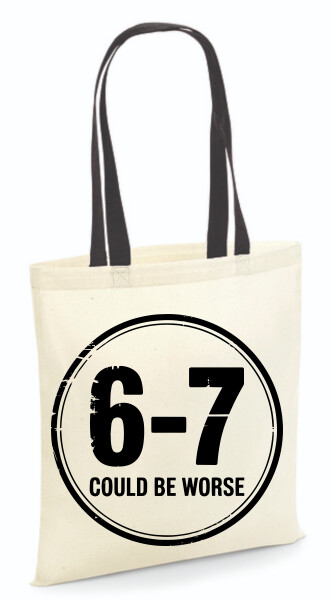 Vászontáska - színes fülű 