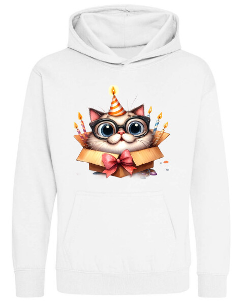 Kapucnis belebújós gyerek pulóver