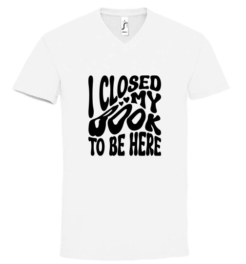 Unisex V nyakú póló