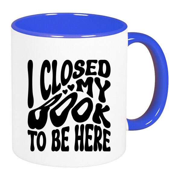 Színes fülű és belsejű bögre