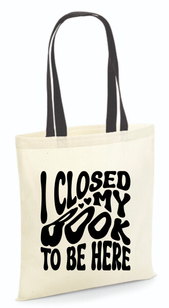 Vászontáska - színes fülű 