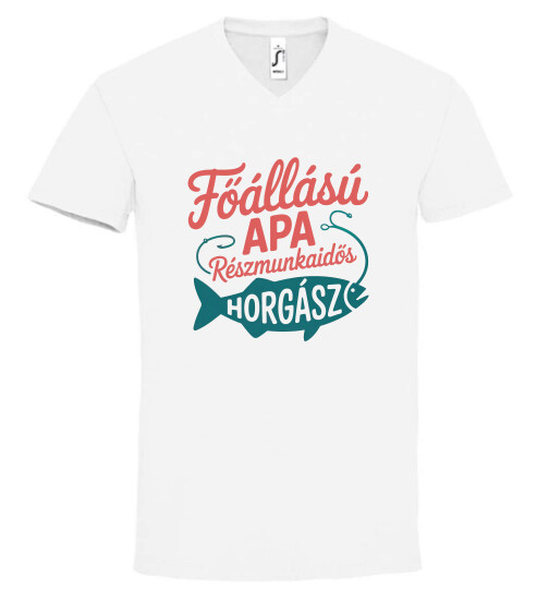 Unisex V nyakú póló