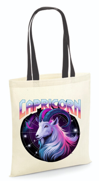 Vászontáska - színes fülű 