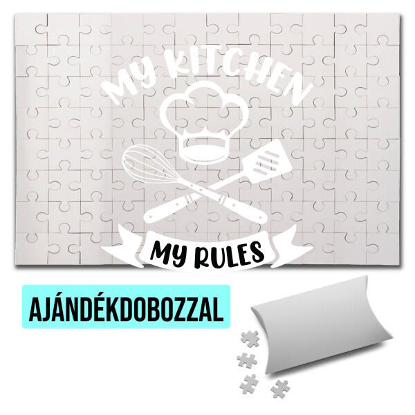 Puzzle - kirakó ajándékdobozzal