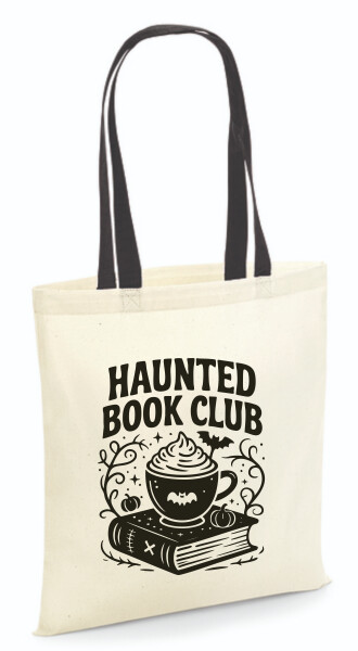 Vászontáska - színes fülű 