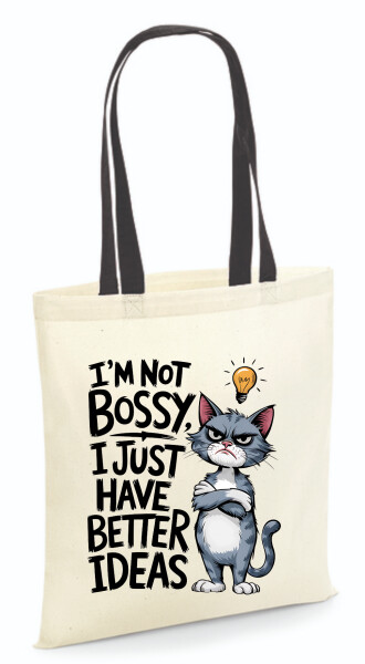 Vászontáska - színes fülű 