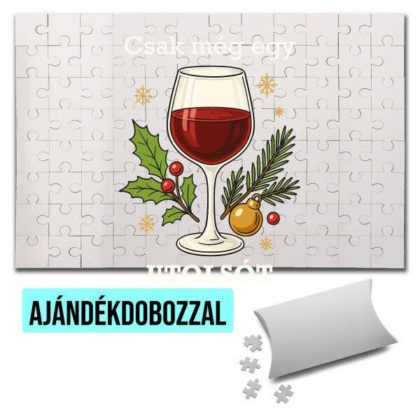 Puzzle - kirakó ajándékdobozzal