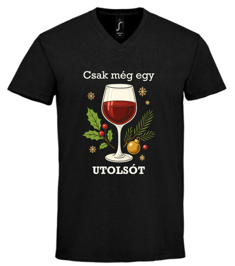 Unisex V nyakú póló