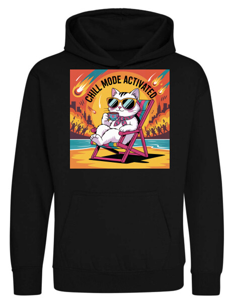 Kapucnis belebújós gyerek pulóver