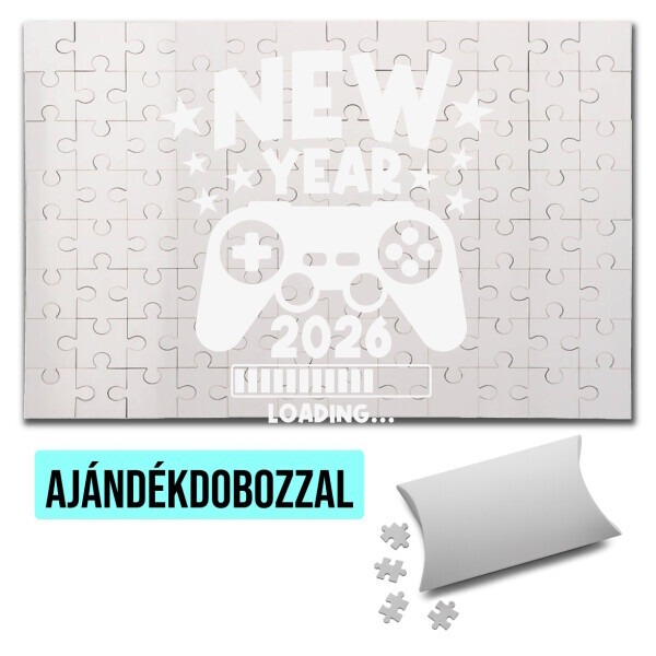 Puzzle - kirakó ajándékdobozzal