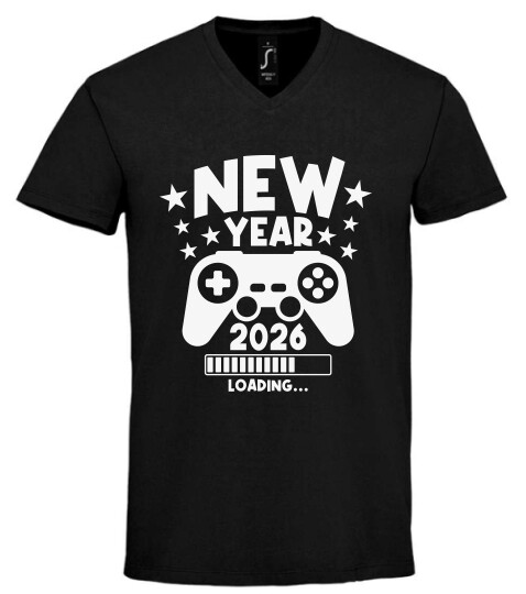 Unisex V nyakú póló