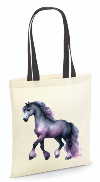 Vászontáska - színes fülű 