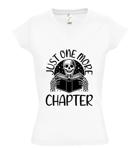 Női V nyakú póló