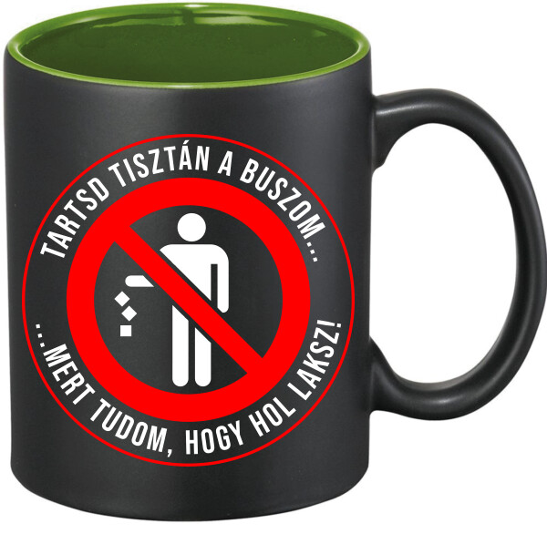 Hőre változó bögre - színes belső