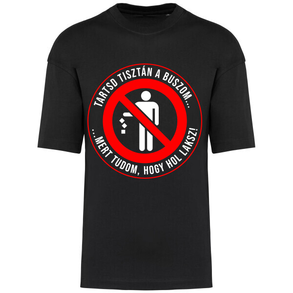 Prémium oversized unisex póló