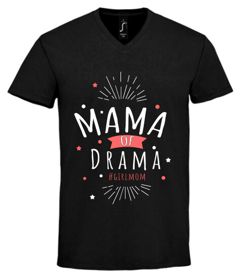 Unisex V nyakú póló