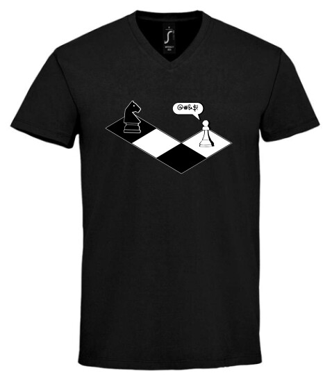 Unisex V nyakú póló