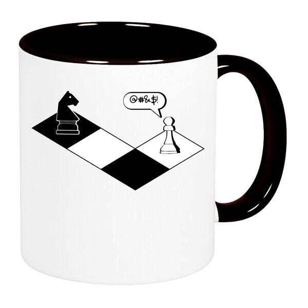 Színes fülű és belsejű bögre