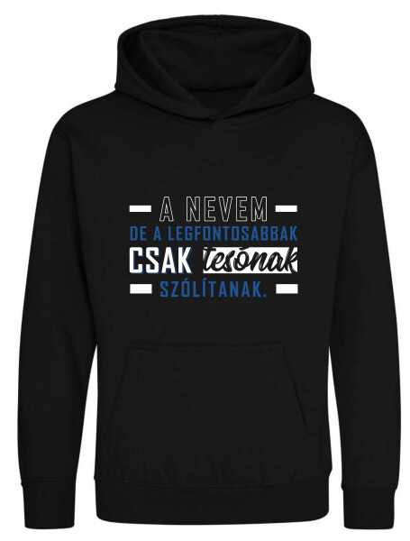 Kapucnis belebújós gyerek pulóver