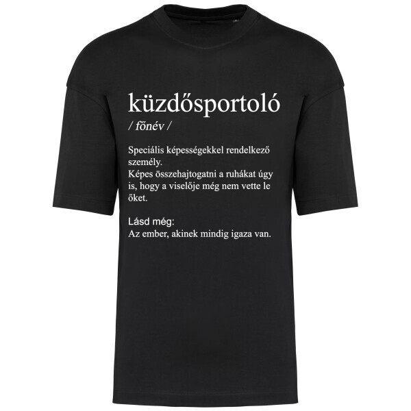 Prémium oversized unisex póló