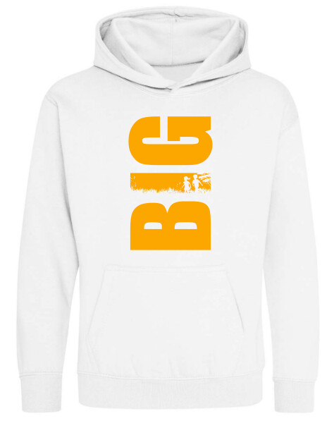 Kapucnis belebújós gyerek pulóver