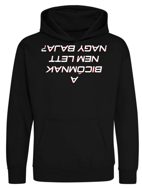 Kapucnis belebújós gyerek pulóver