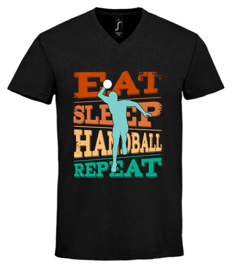 Unisex V nyakú póló