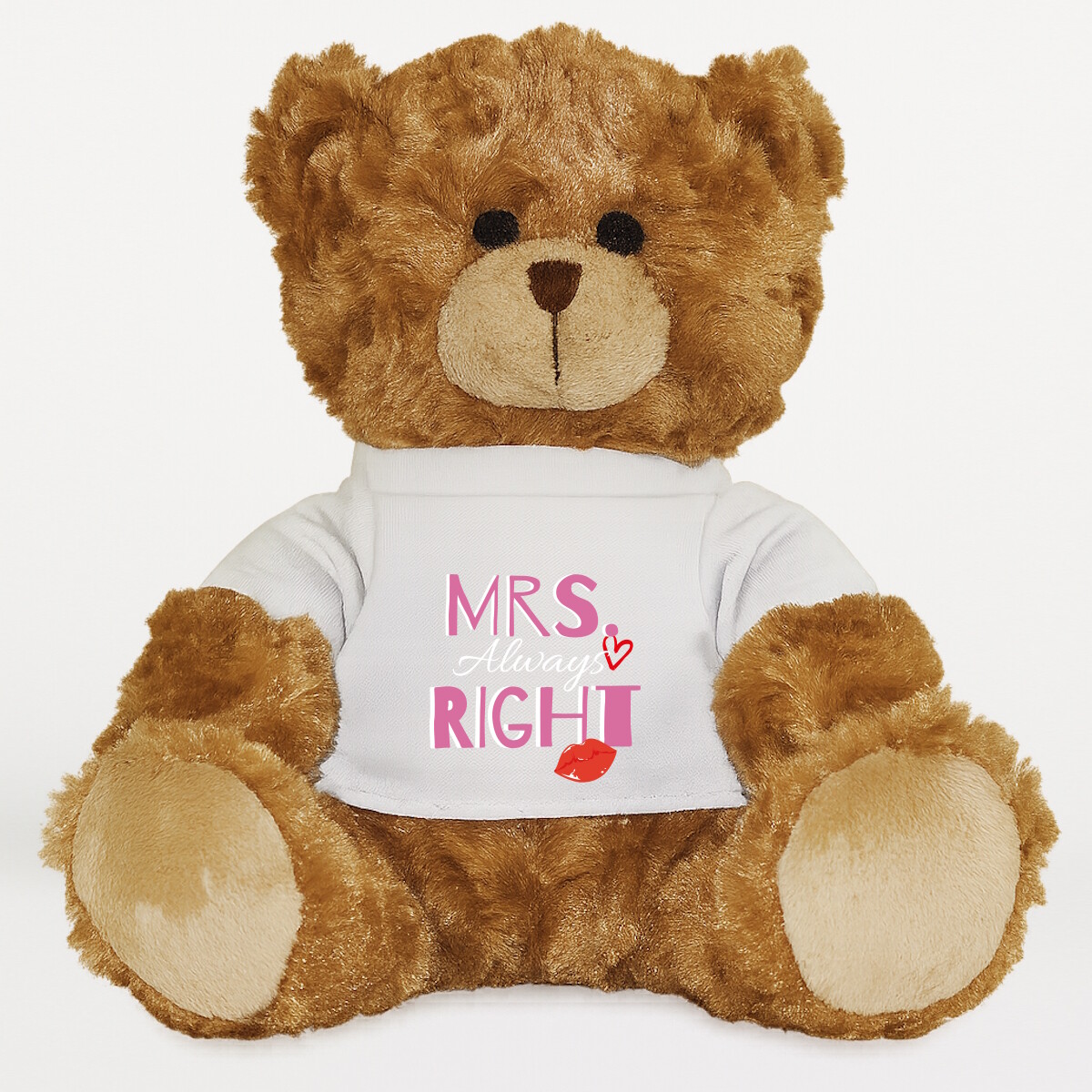 Plüssmaci egyedi pólóval