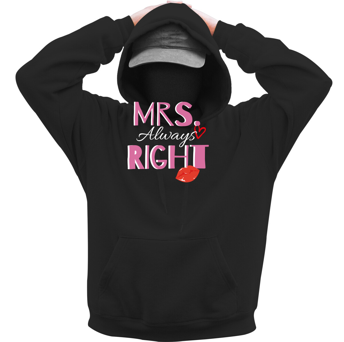 Kapucnis belebújós pulóver