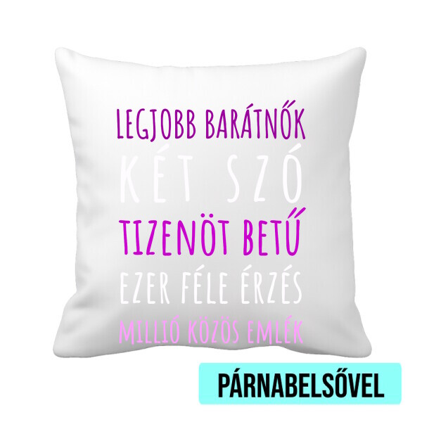 Párnahuzat béléssel