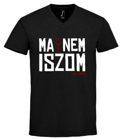 Unisex V nyakú póló