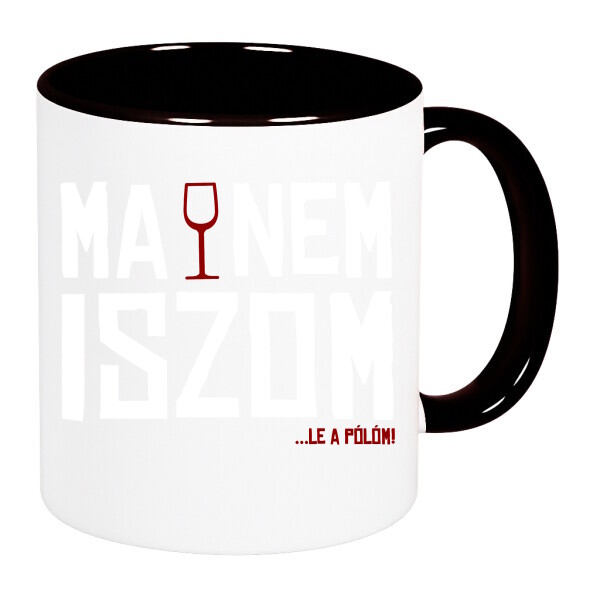 Színes fülű és belsejű bögre