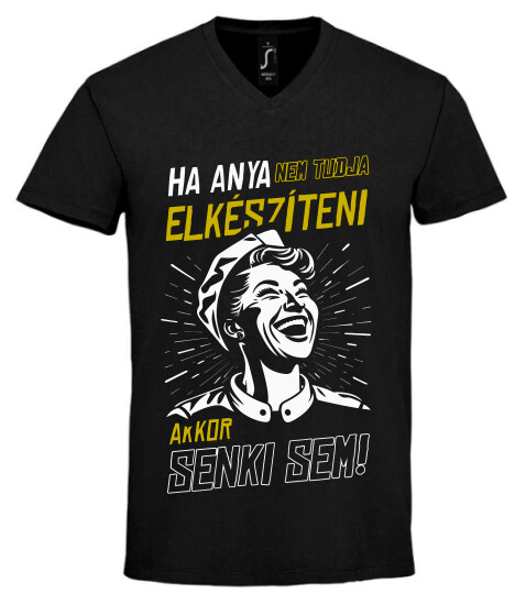 Unisex V nyakú póló