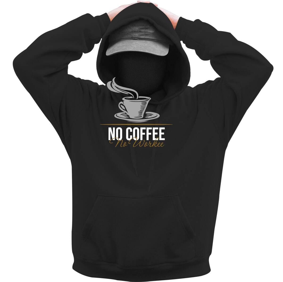 Kapucnis belebújós pulóver