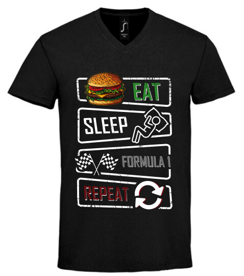 Unisex V nyakú póló